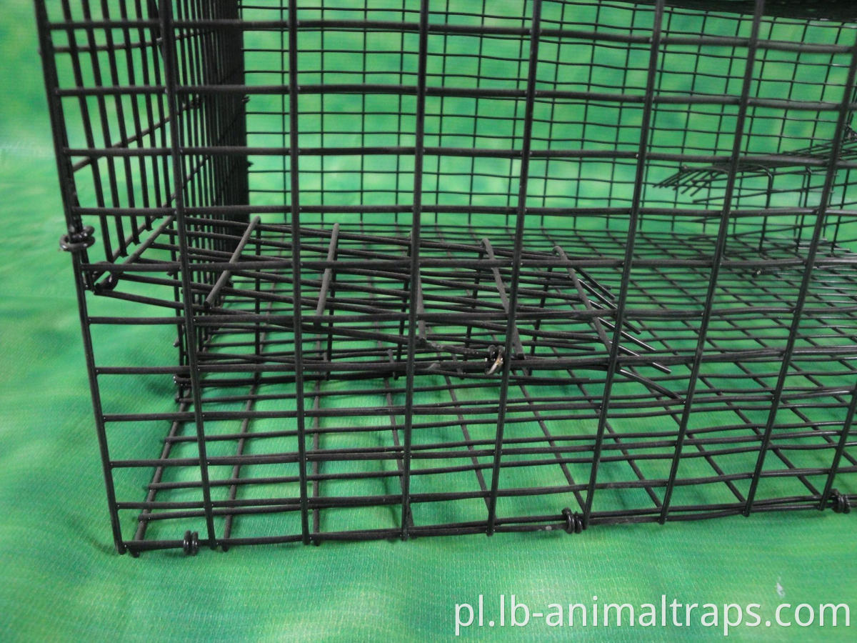 Łatwy zestaw wielokrotnego użytku Humane Live Animal Catch Cage Pułapka do pułapki szopów, króliki
